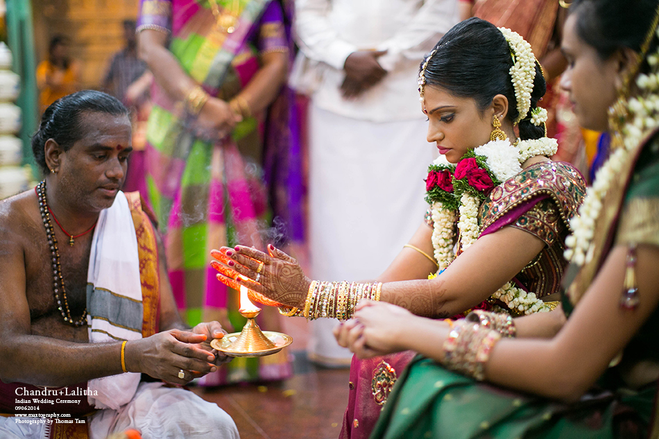 Bride feeling the holy fire